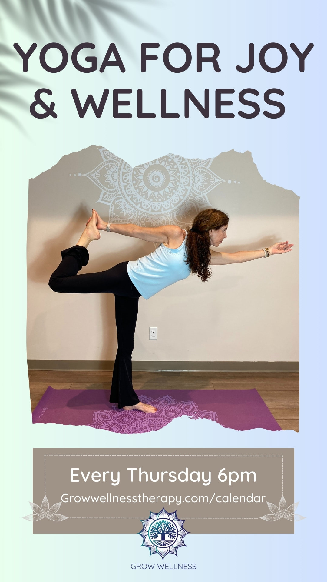 Wellness Yoga Class Poster